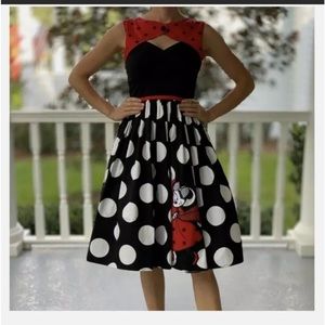 Disney Parks The Dress Shop Minnie Mouse Polka Dot Love Kisses Dress Size 2x NWT